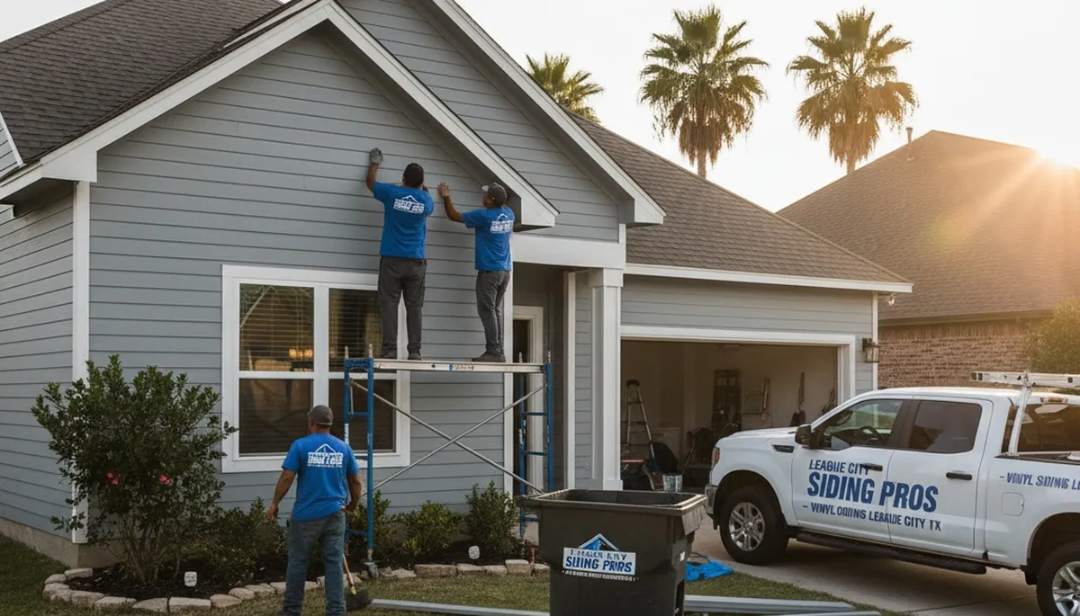 Professional vinyl siding installation by expert contractors in Houston, TX