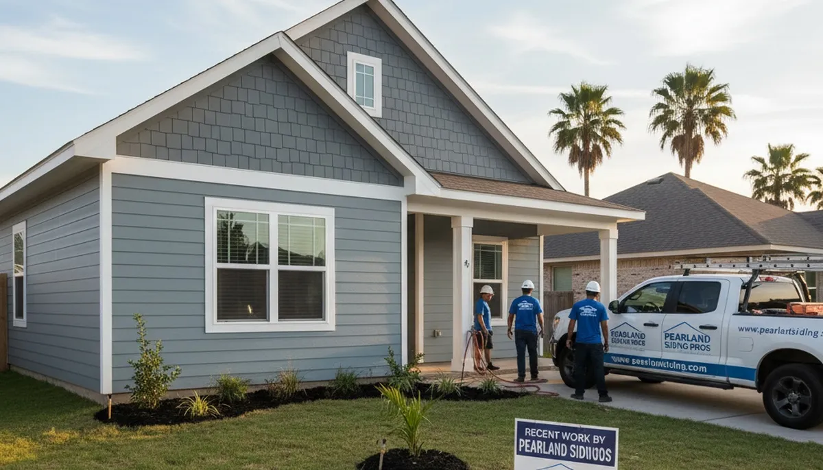 Professional vinyl siding installation by expert contractors in Houston, TX